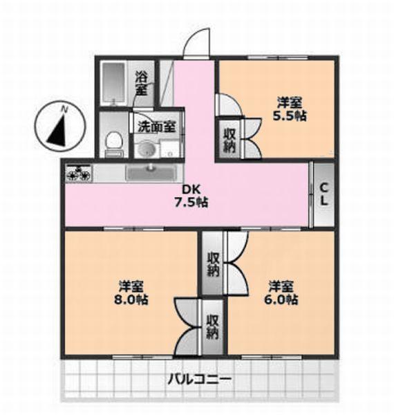 間取図です