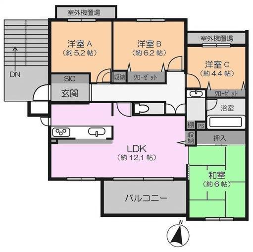 間取り図です