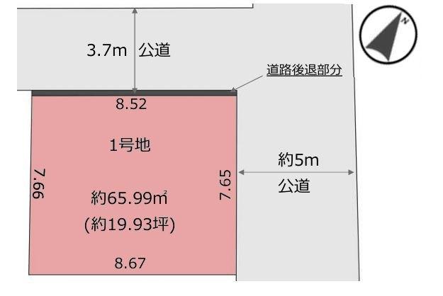 区画図です