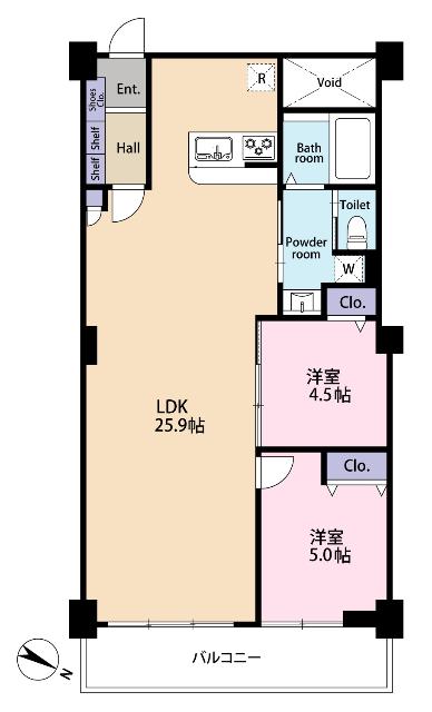 間取り図です
