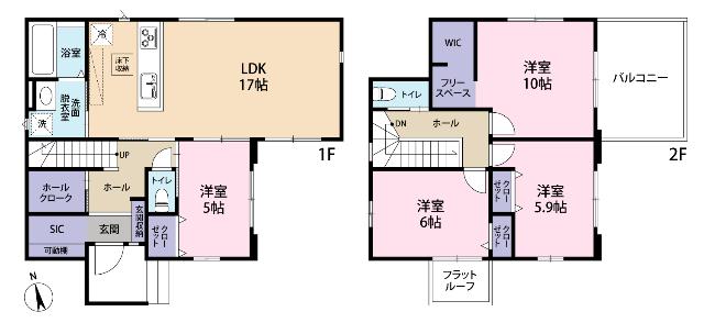 間取図です