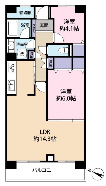 間取図です