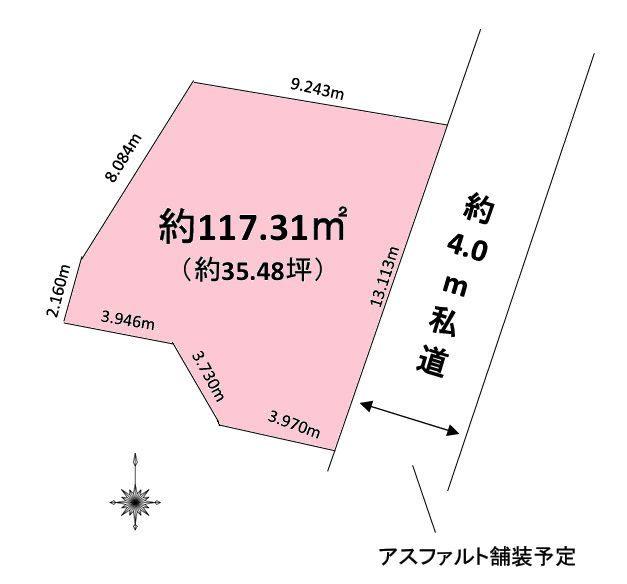 区画図です