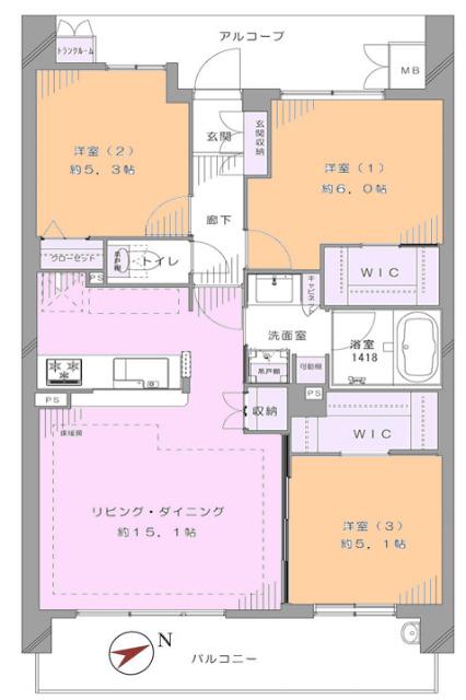 間取り図です