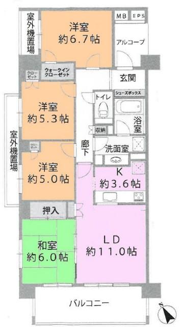 間取り図です