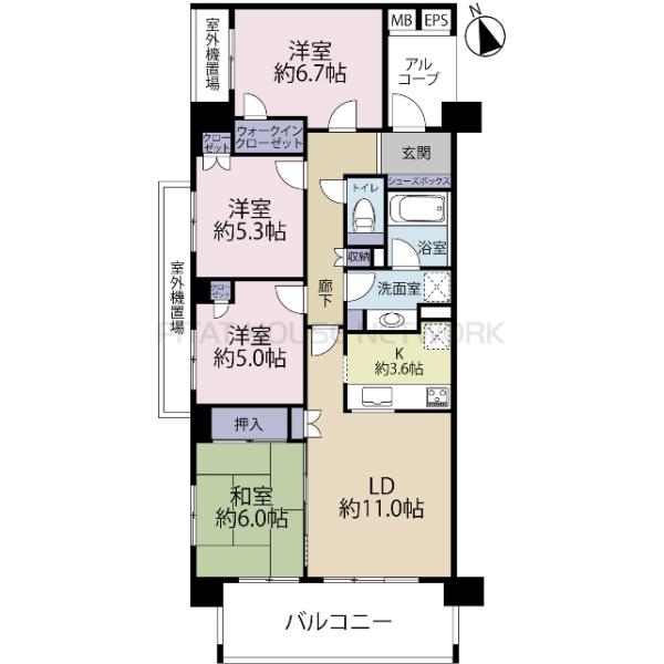 間取り図です