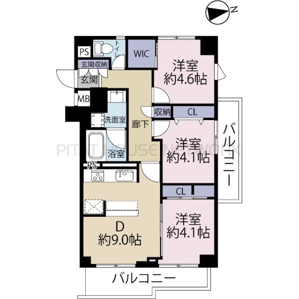 間取り図です