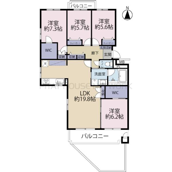 間取り図です