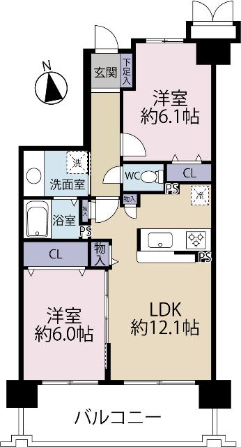間取図です