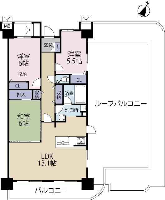 間取り図です