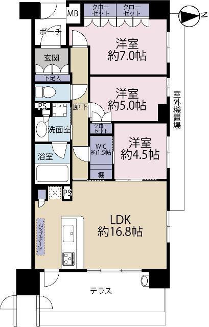 間取り図です