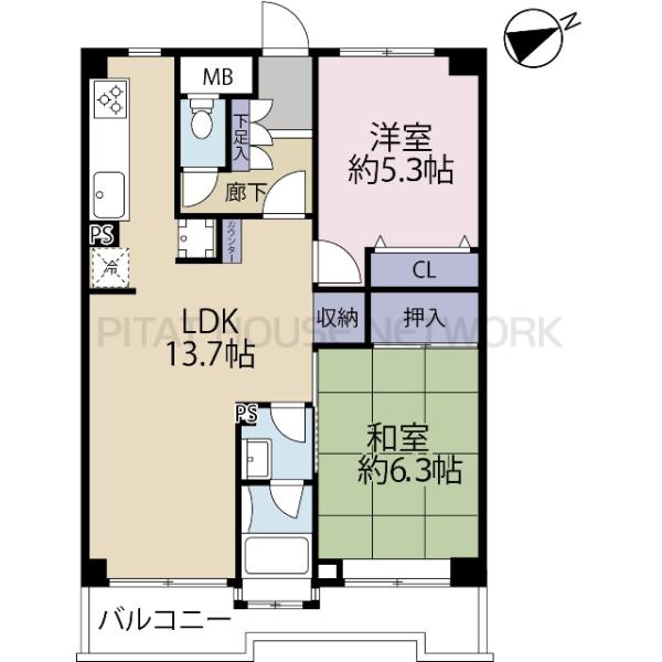 間取り図です