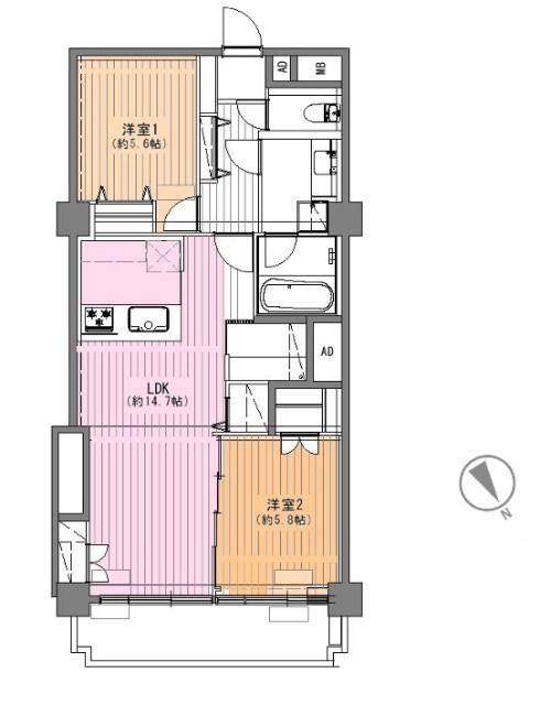 間取図です