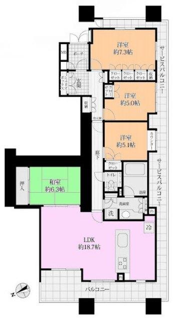 間取り図です