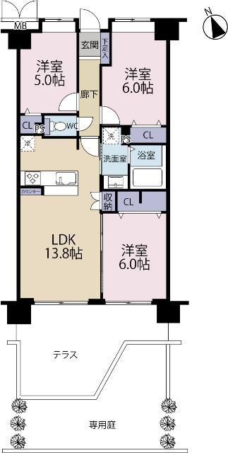間取り図です