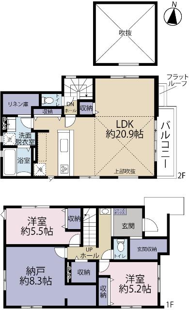 間取り図です