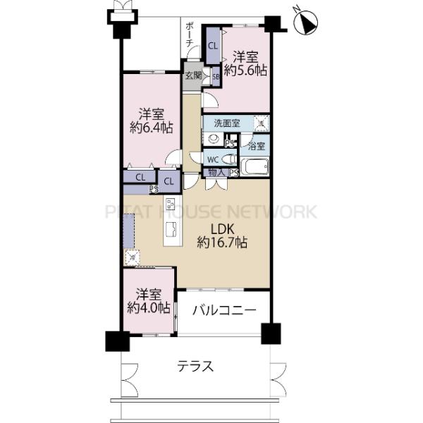 間取り図です