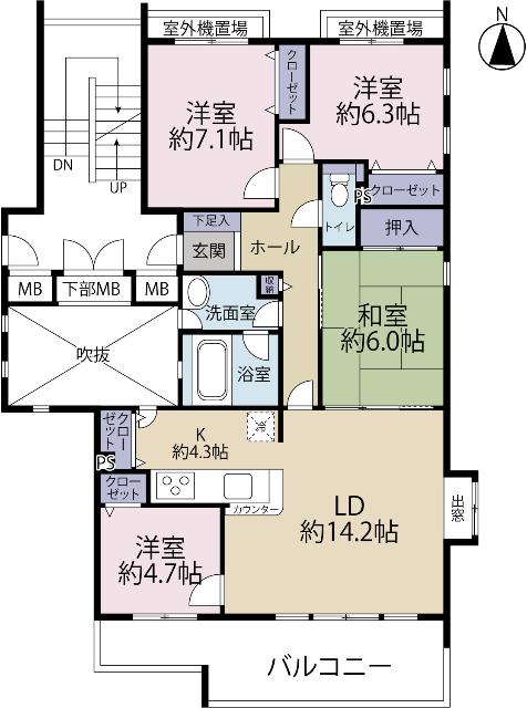 間取り図です