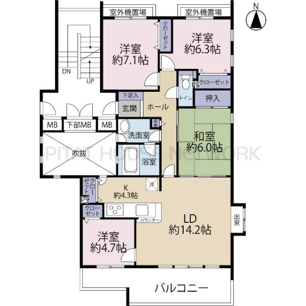 間取り図です