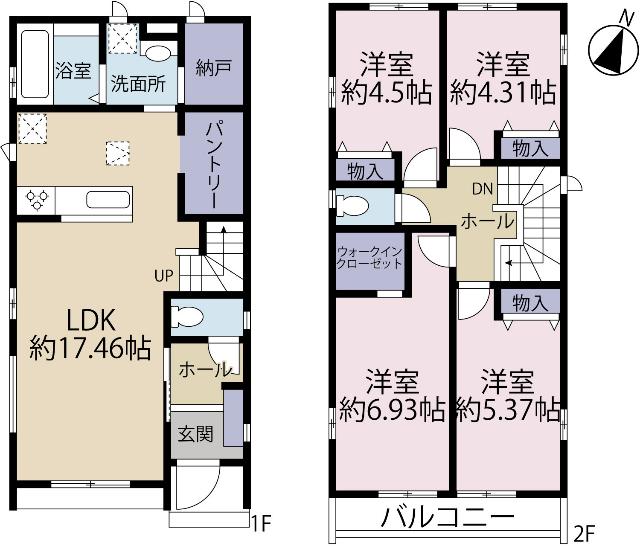 間取図です