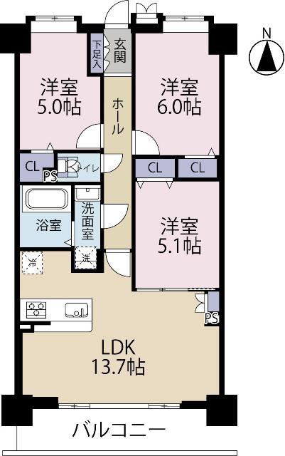 間取り図です