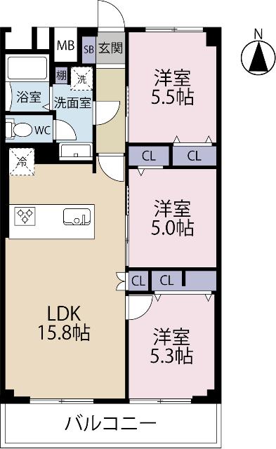 間取り図です