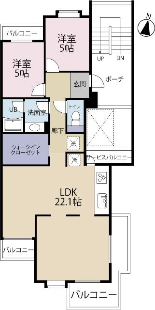 間取り図です
