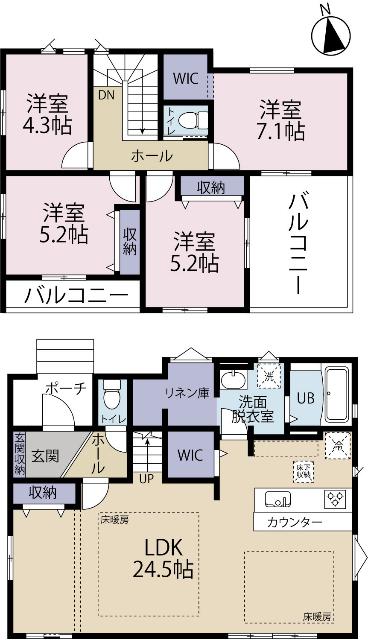 間取図です