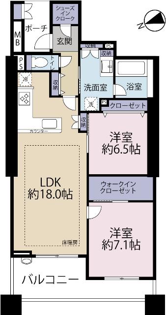 間取り図です