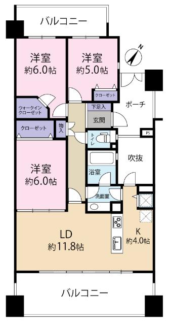 間取図です