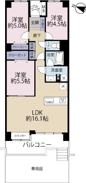 間取り図です