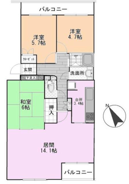 間取り図です