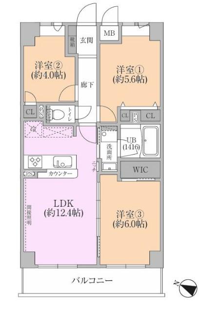 間取り図です