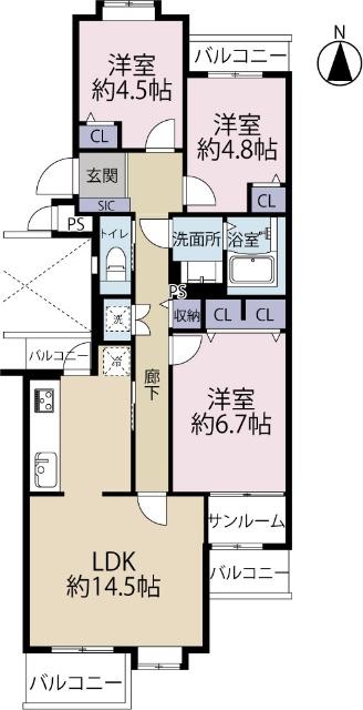 間取り図です