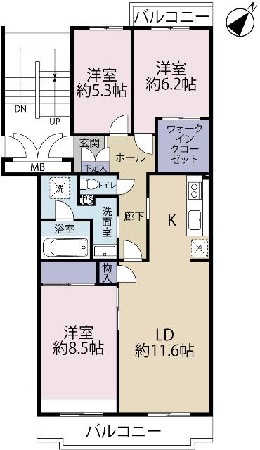 間取り図です