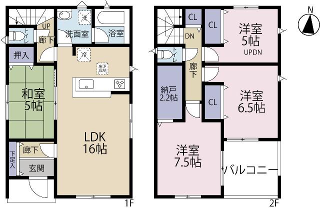 間取り図です