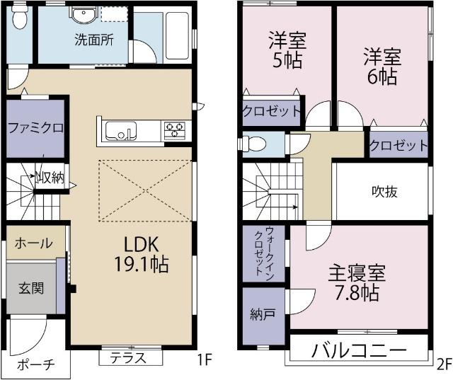 間取り図です