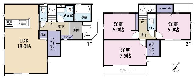 間取り図です
