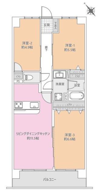 間取り図です