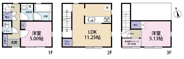 全１棟現場　自由に使える多目的スペース 間取り図画像