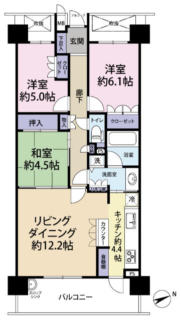 間取り図です
