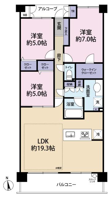 間取り図です