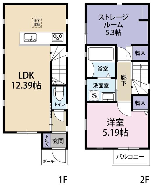 全１棟現場　家事の時短の嬉しい食洗機付き 間取り図画像