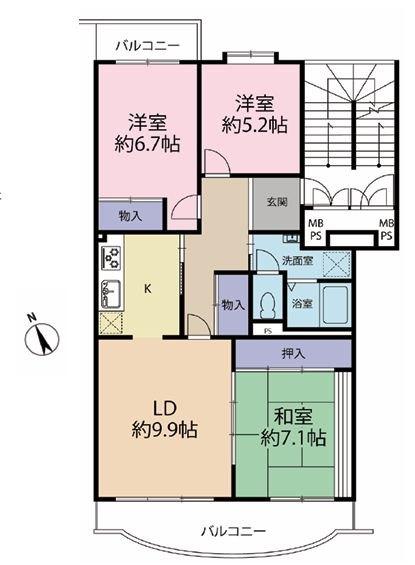 間取り図です