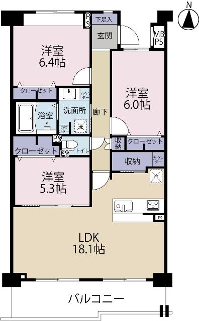 間取り図です
