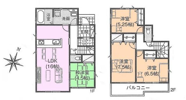 間取り図です