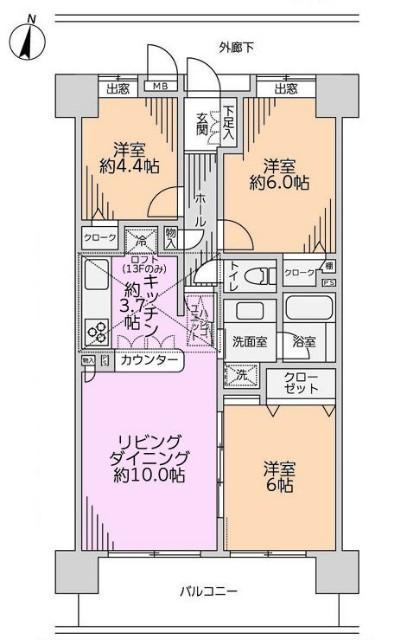間取り図です