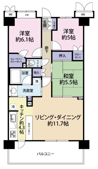 間取り図です