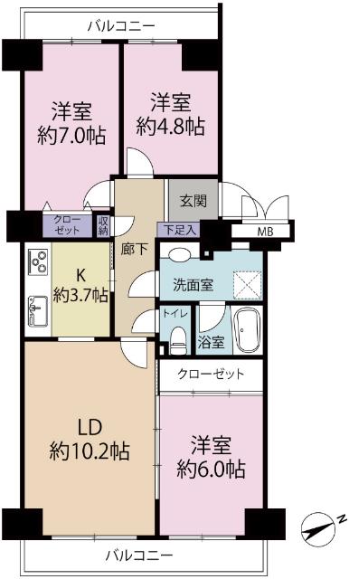 間取り図です