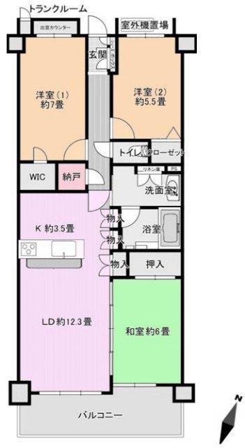 間取り図です